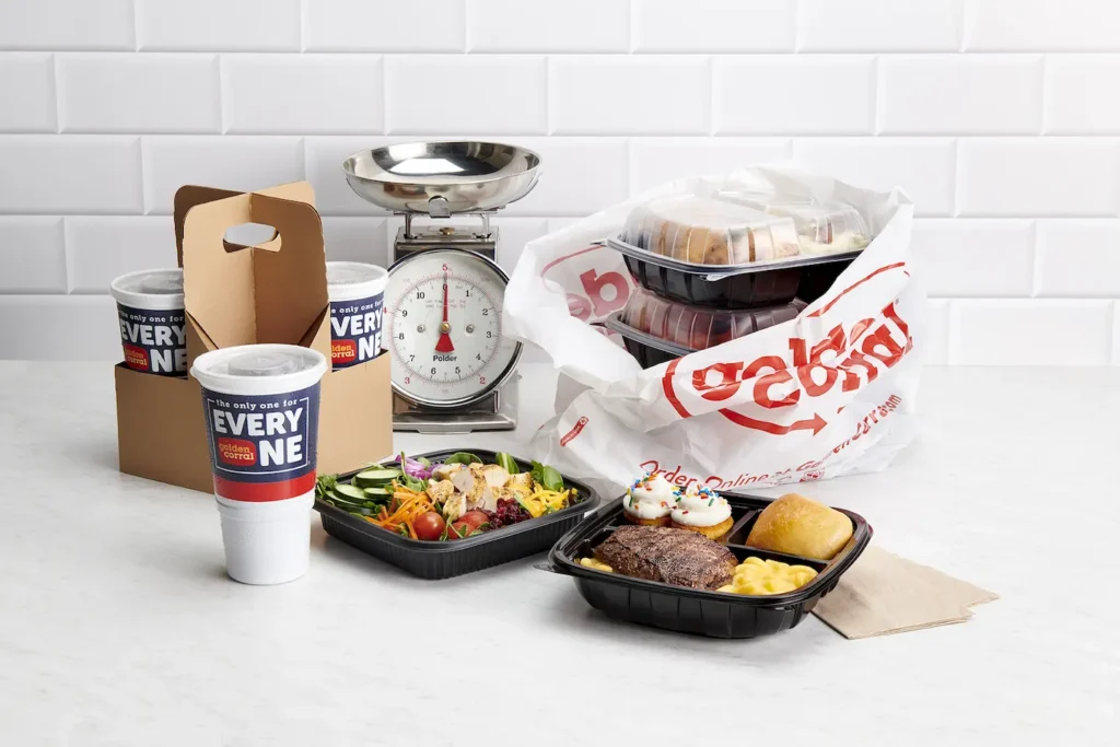 Weigh and Pay meal from Golden Corral